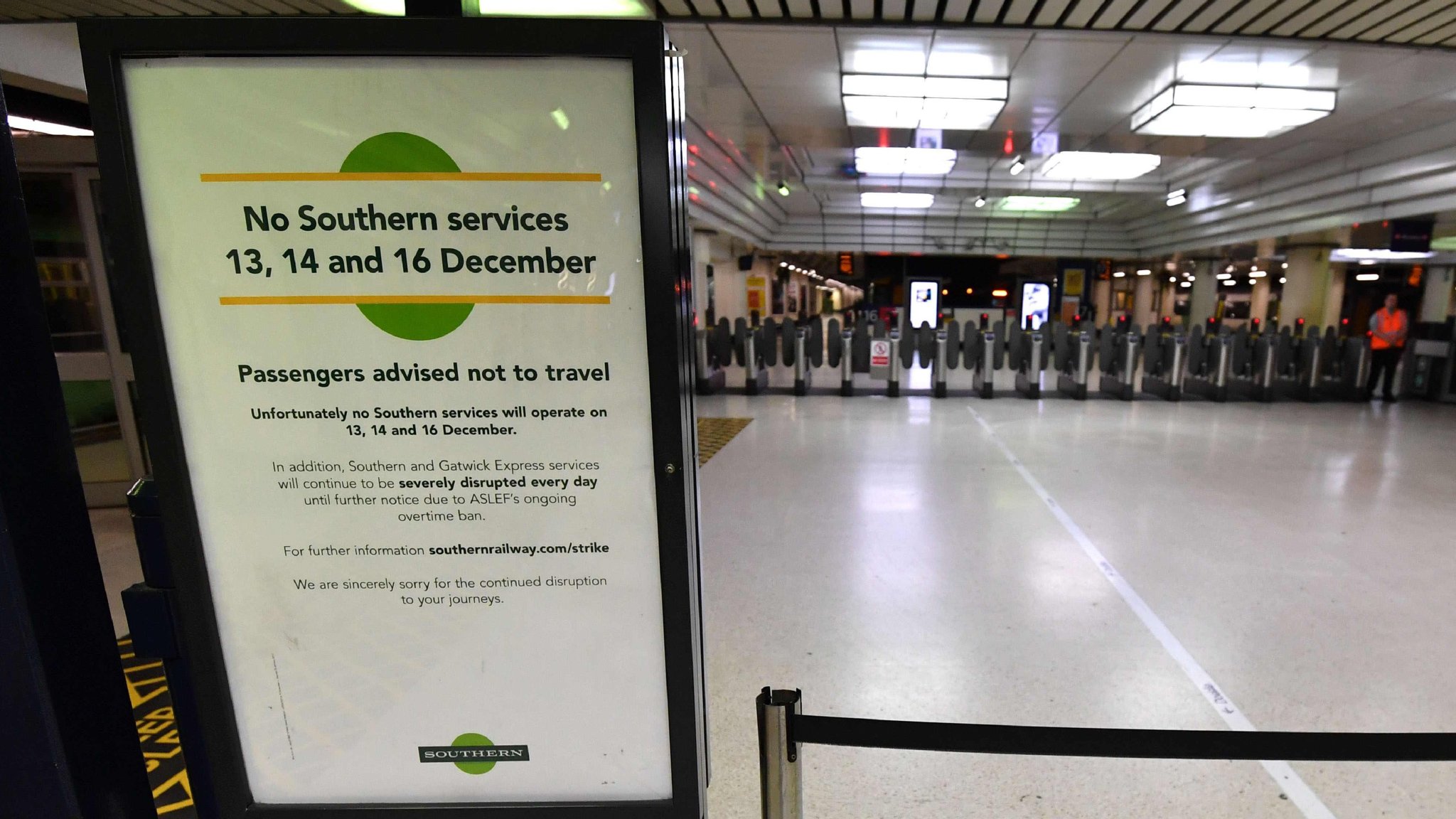 Contract botch sired Southern rail chaos