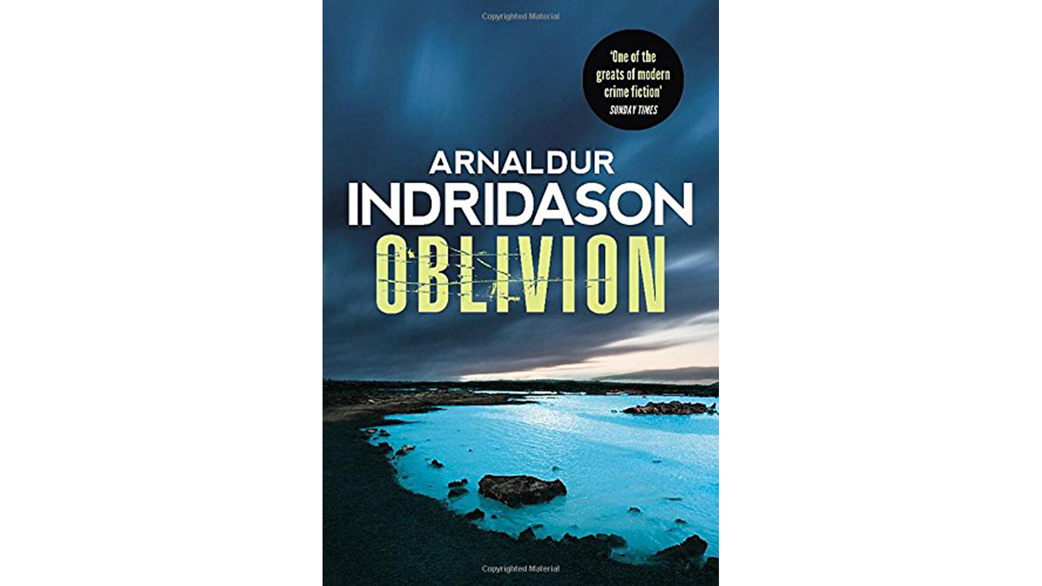 Oblivion By Arnaldur Indridason Financial Times