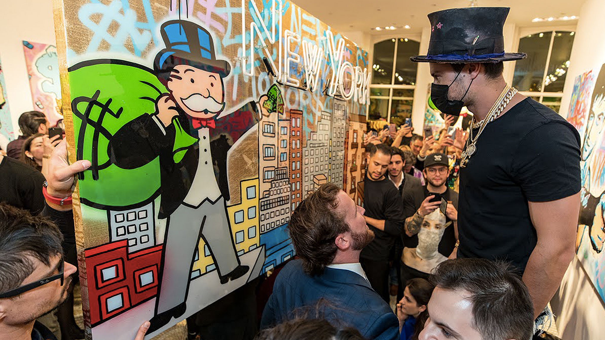 New York street artist Alec Monopoly cashes in on success