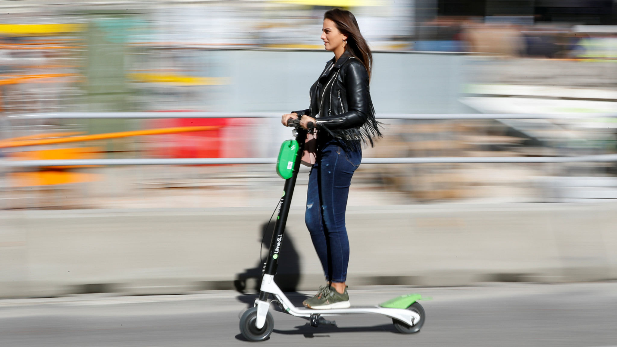 two wheel standing scooter