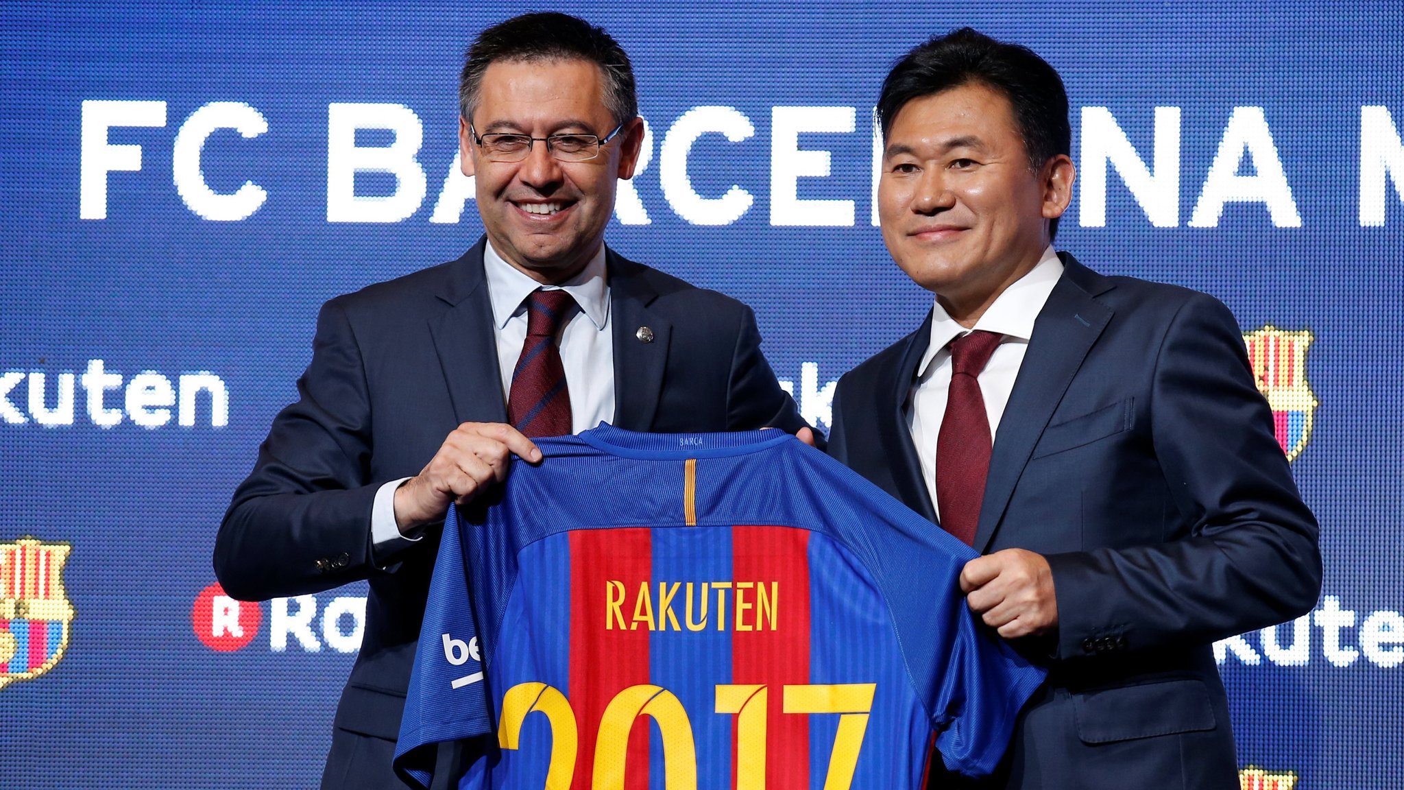 Barcelona Signs Rakuten Of Japan As 2m Shirt Sponsor Financial Times