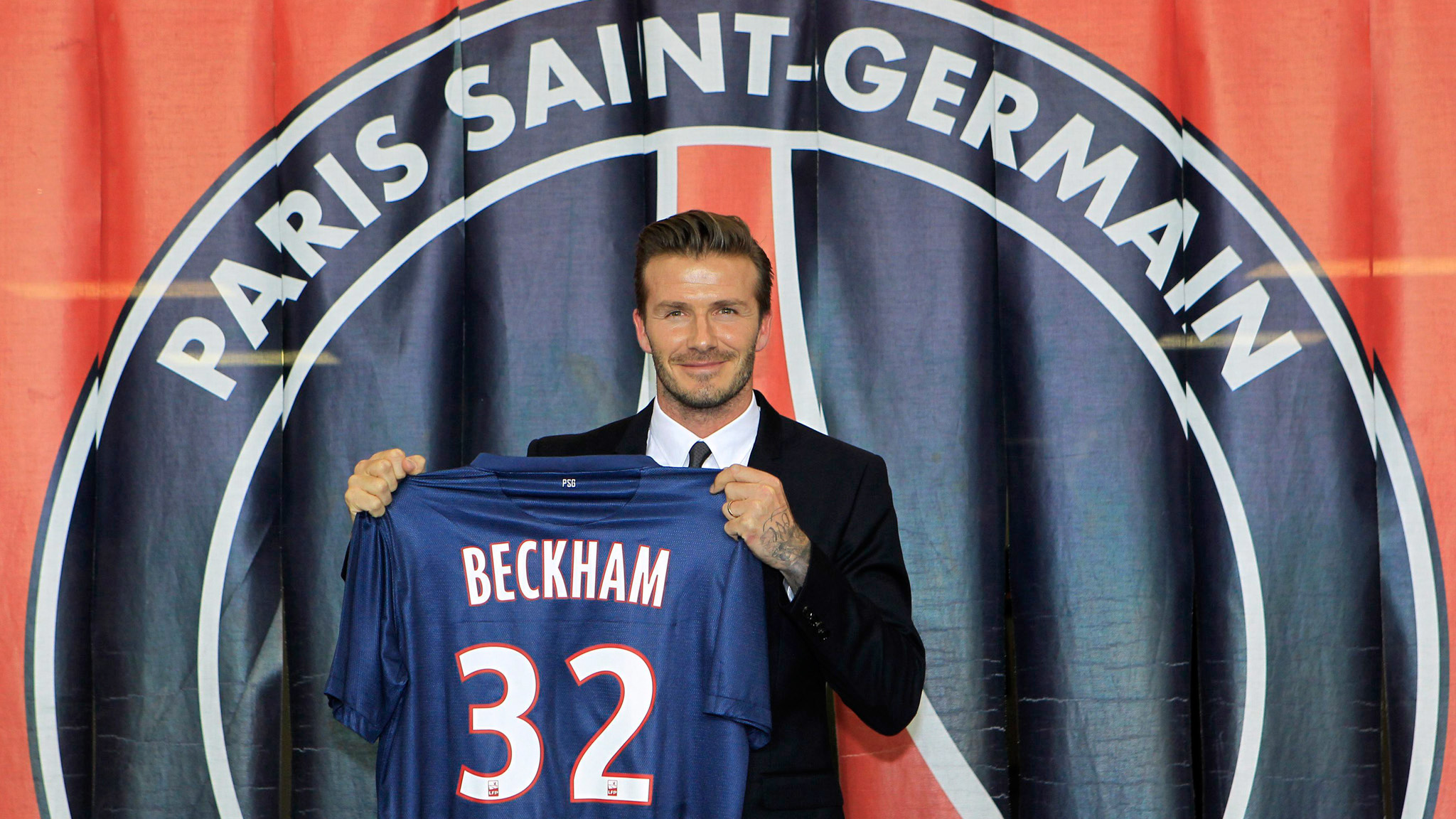 david beckham paris saint germain jersey