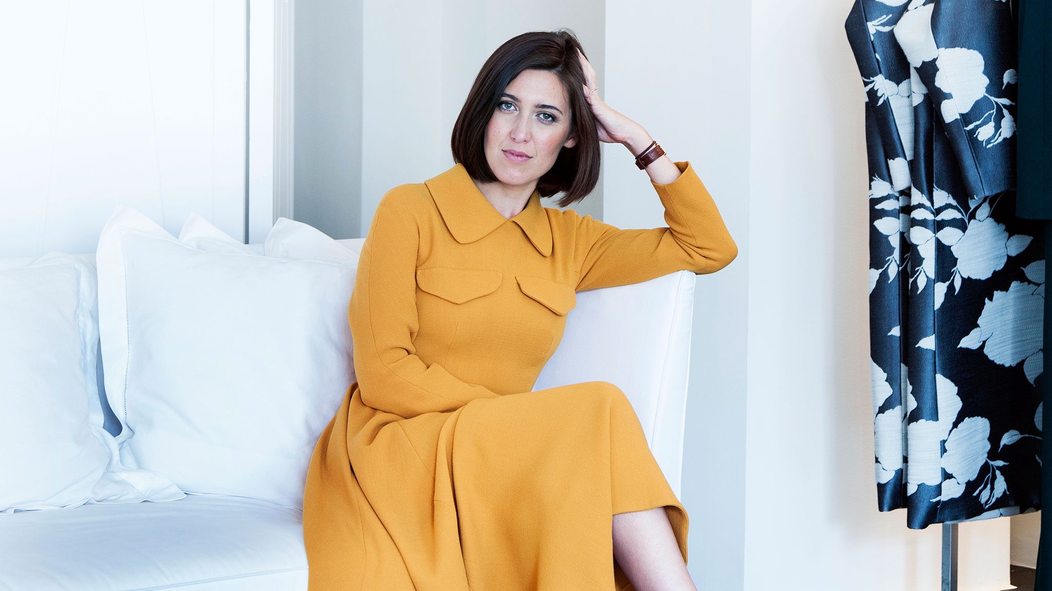 emilia wickstead yellow dress