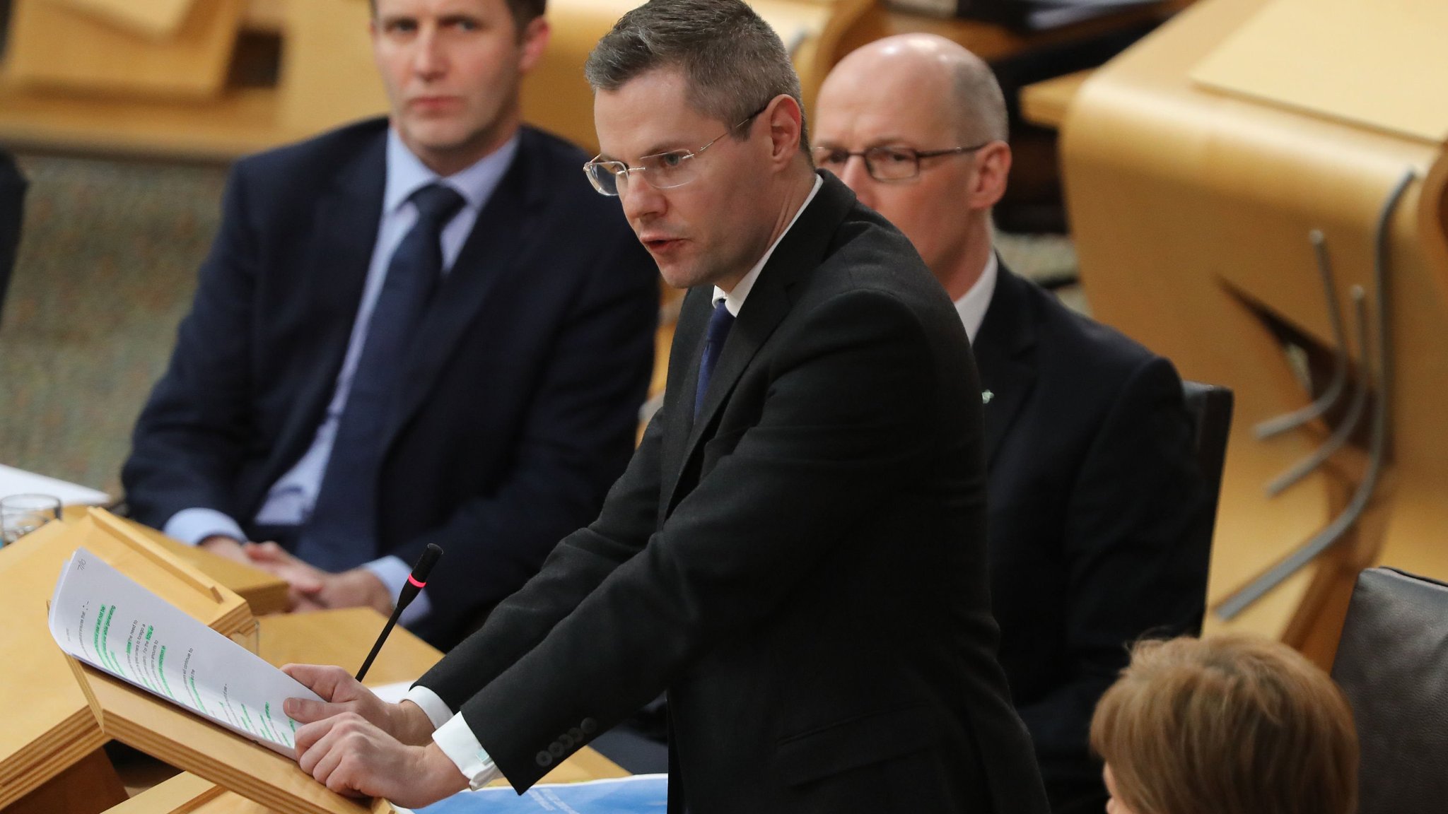 Holyrood to cap business rates for two sectors