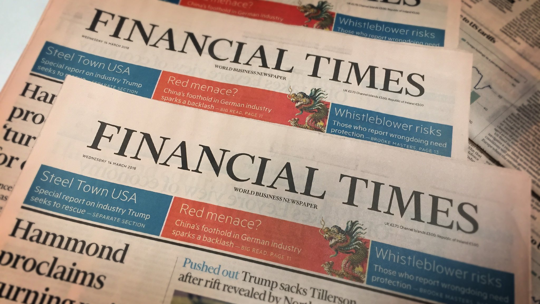 FT named newspaper of the year at British Press Awards | Financial Times