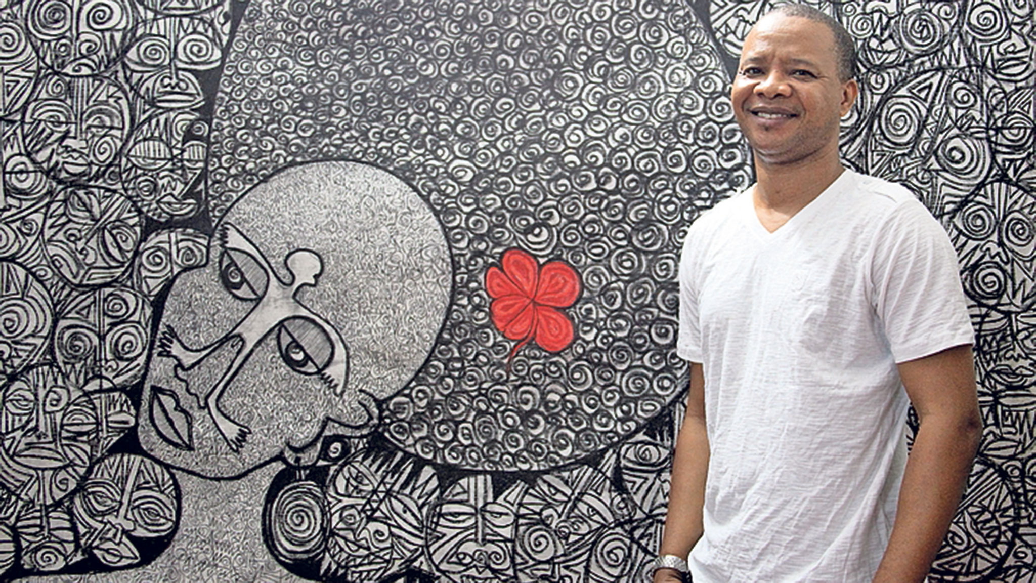 Victor Ehikhamenor Shaped by memory and tribal tradition