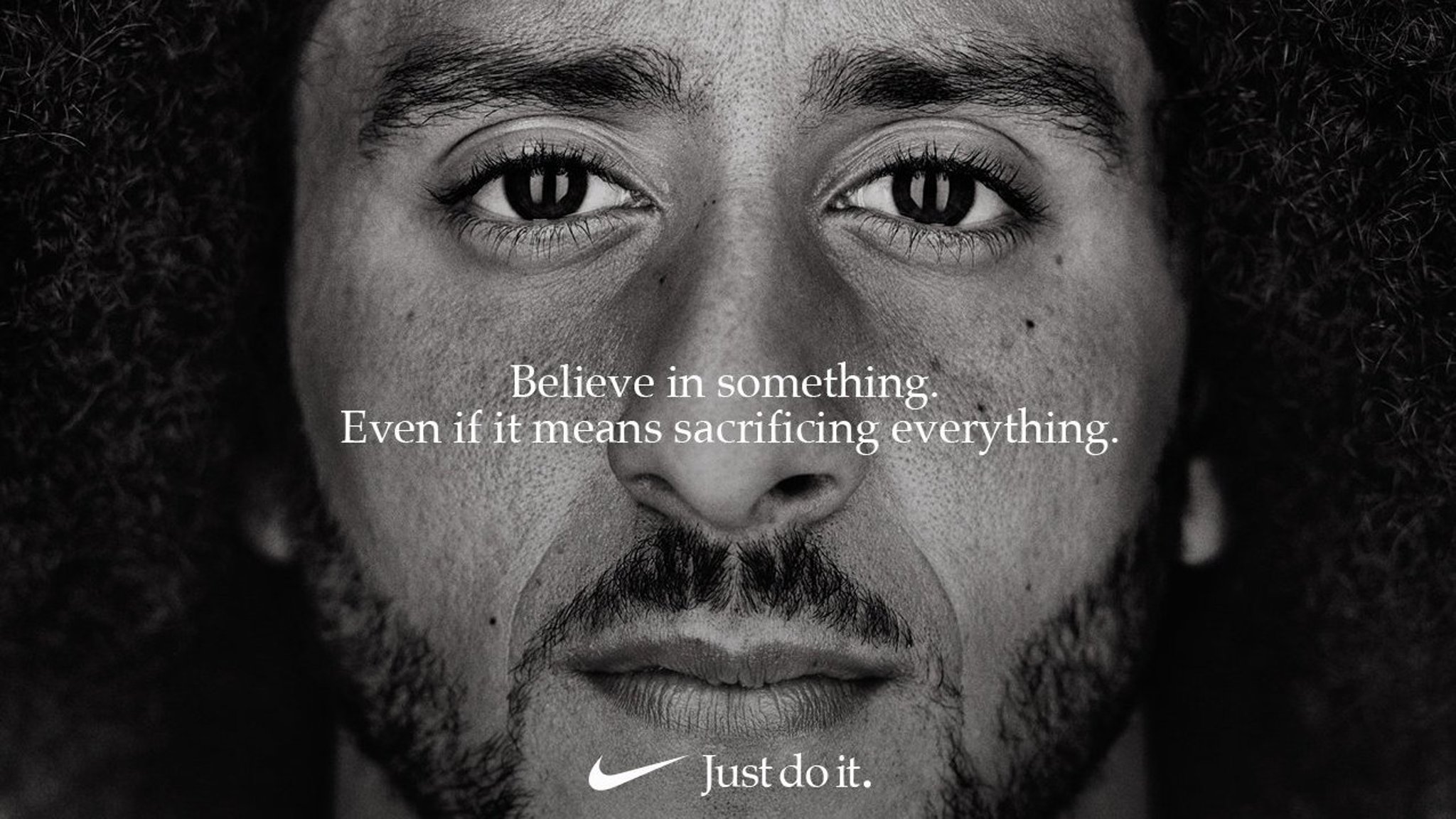 Nike drops after signing 'taking a knee 