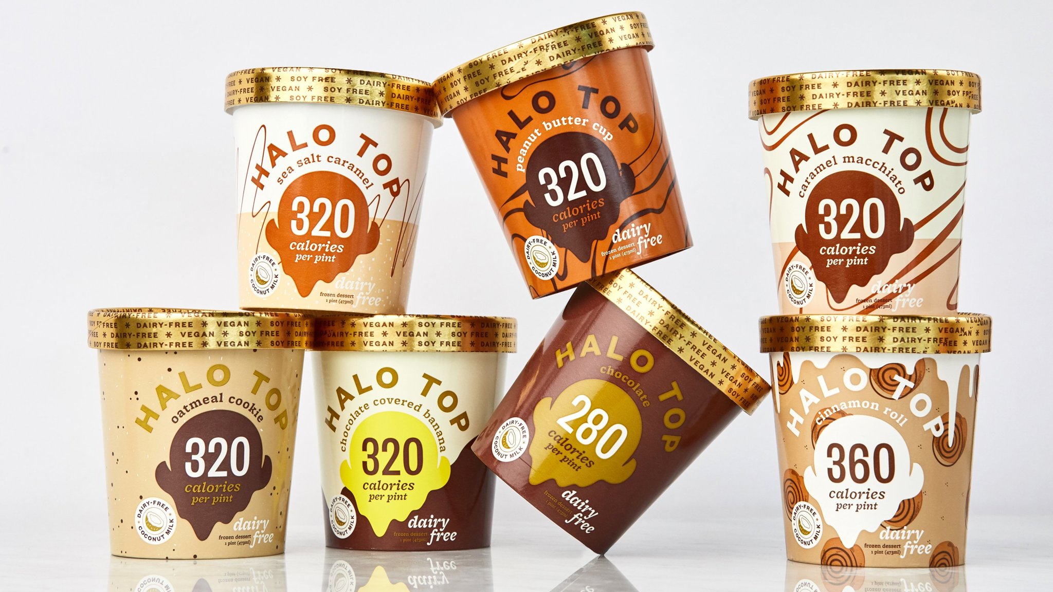 Halo top ice cream low calorie