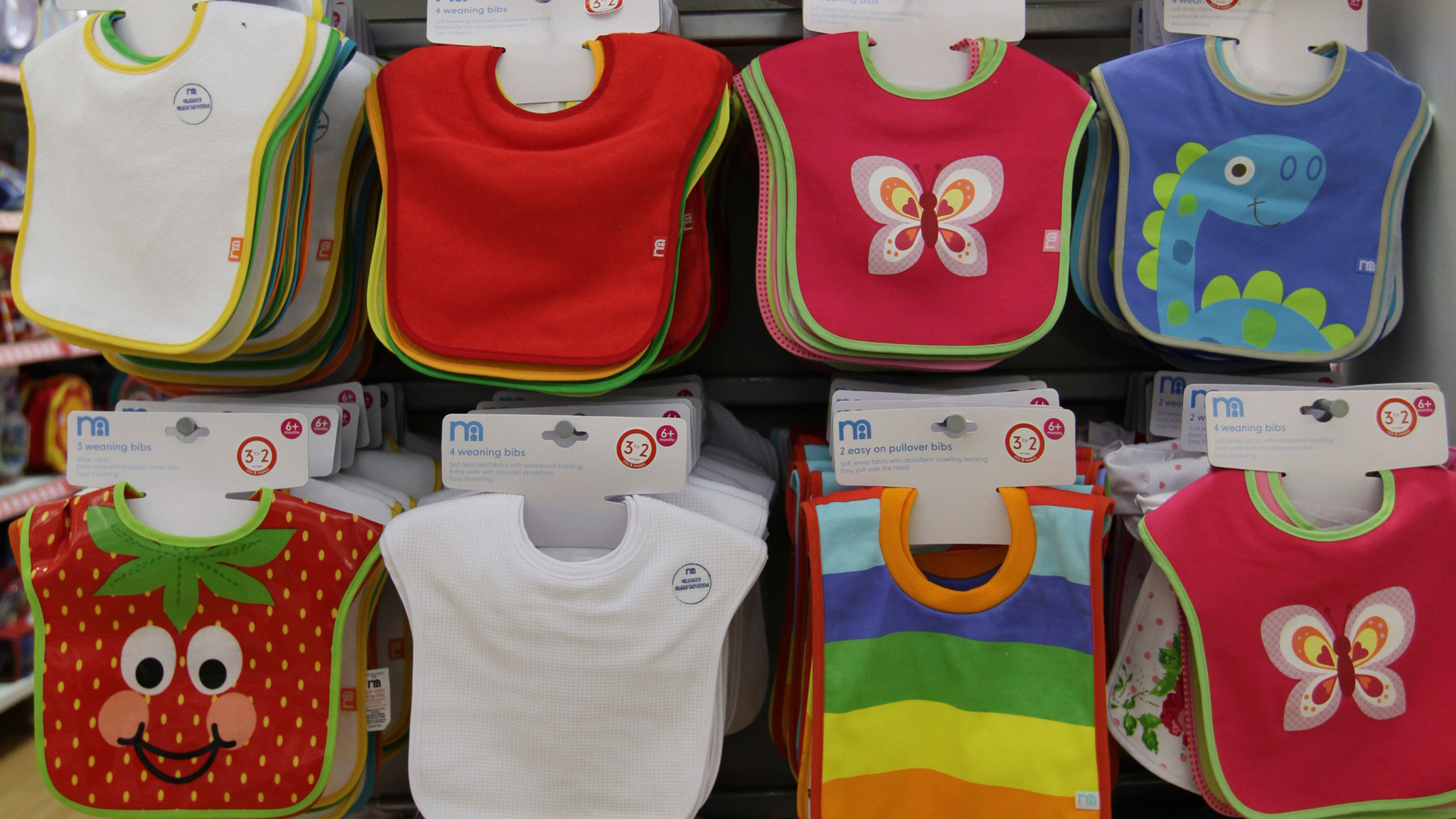 mothercare weaning bibs